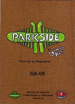 2019 Parkside Major League Lacrosse - Gummy Arts #GA-08 Tim Barber Back